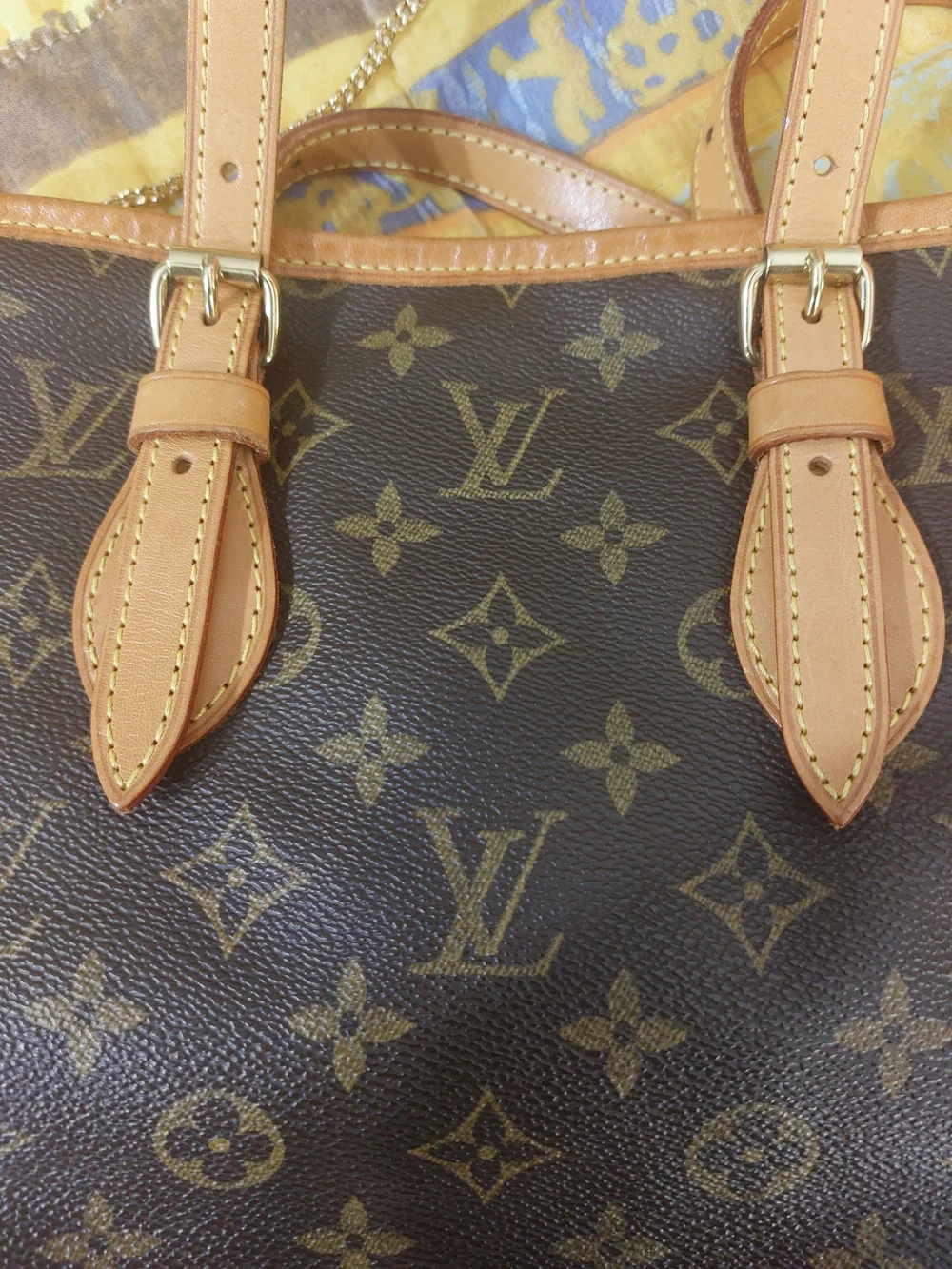 Louis Vuitton Monogram Canvas Bucket Tote with Vachetta Trim